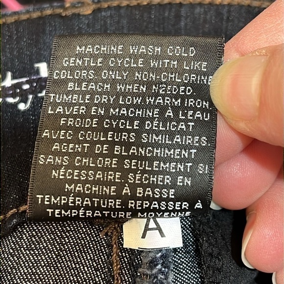 Style & Co Women's Size 10 Wide Leg Jeans Dark Wash Trouser Pant Style - Picture 15 of 16